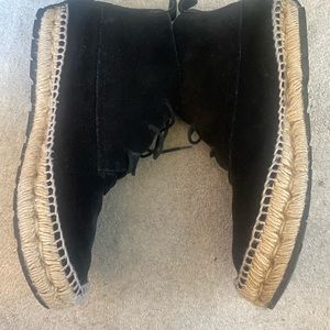 Balenciaga women suede lace up boot Size 39